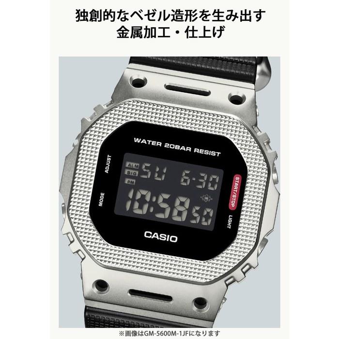 [Casio] G-Shock GM-5600M-1JF Men's Watch, Silver, Pattern Bezel