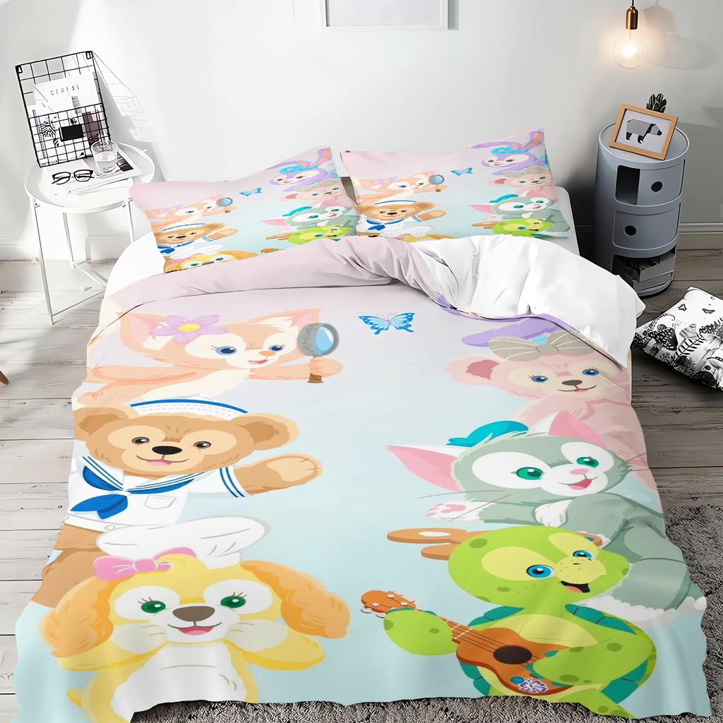 Duffy StellaLou 3-Piece 1 Quilt Cover One Piece Bedding Set Comforte Luxus Exquisite Birthday Gift 100% Polyester Home Decor