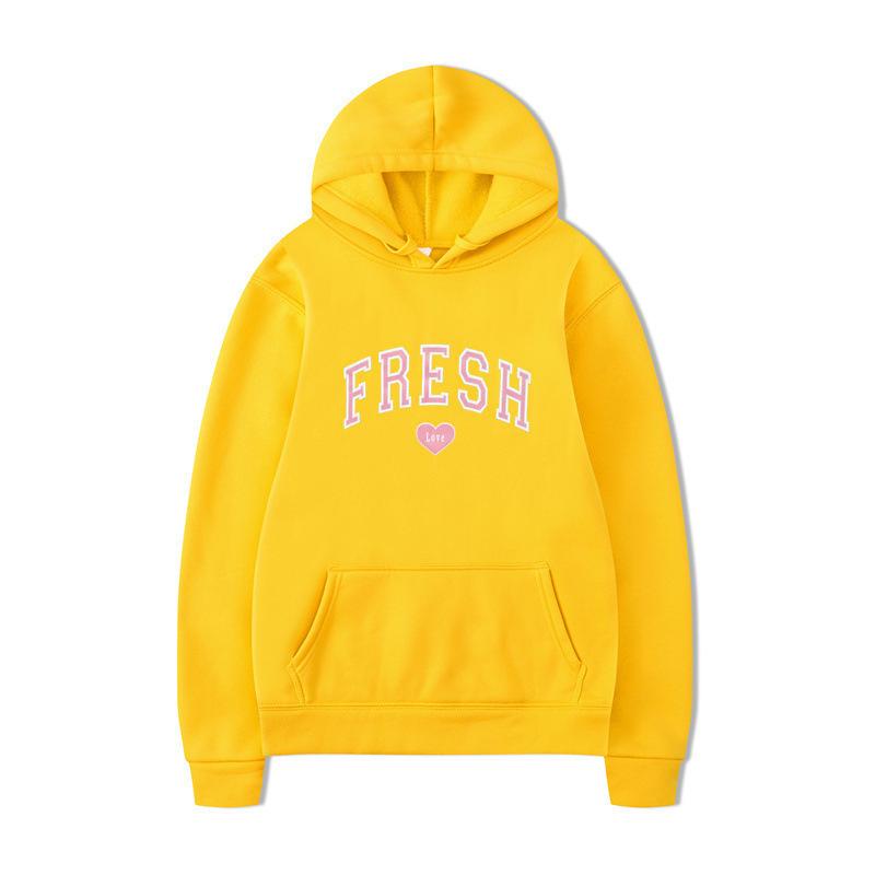 Sweater Hooded Casual Fashion Versatile Long Sleeve Trend Autumn Sports Fleece Pullover