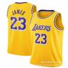 NBA Finals Basketbalshirt Lakers LeBron James 23 Davis 3 Authentieke Stijl Katoen Team Uniform