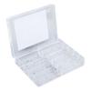 200pcs 10 Sizes Metal Watch Pusher Button Clip Snap Ring Circlip Assorted Watch Washer Clip for Watchmaker Repair