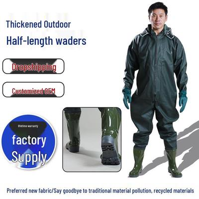 Men's Premium Waders - Full-Body Fishing Suit, Lotus Root Digging Suit, One-Piece Raincoat