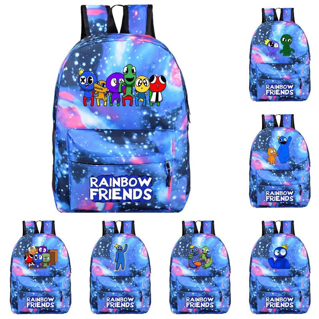 Roblox Rainbow Friends Large Capacity Student Backpack Bag Book