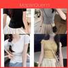 Dopamine Yellow Knit Ice Silk Sleeveless Tshirt For Summer Fashion Women