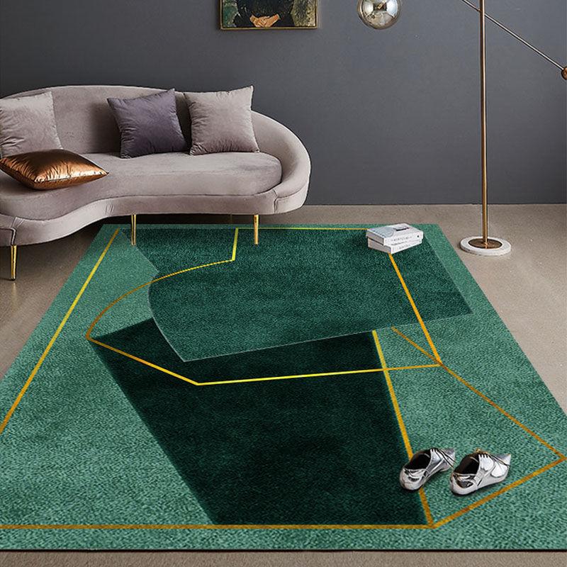 Modern Luxury Rugs Living Room Decoration Home Large Carpet for Bedroom Children's Room Decor Floor Mats Green Porch Doormat