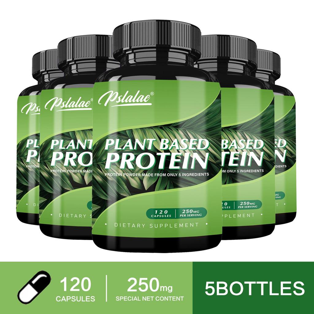 Plant protein capsules, aid digestion, 3080 mg, antioxidant, vitamins, suitable for both men and women.