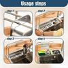 Stainless Steel Draining Rack, Upgraded Kitchen Sink Faucet Organizer Adjustable