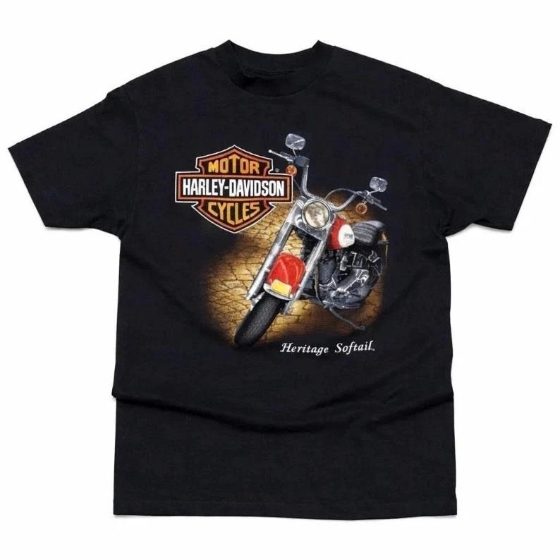 

Vintage 1991 Biker Graphic 3D Print Unisex T-Shirt Trendy Tee M