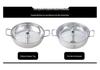 Stainless Steel Dual-Use Seafood Steamer Pot for Gas & Induction Cooktops.