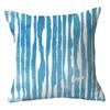 45x45cm Blue Geometric Pillowcase Living Room Sofa Office Seat Lumbar Cushion  Cover Home Decor Throw