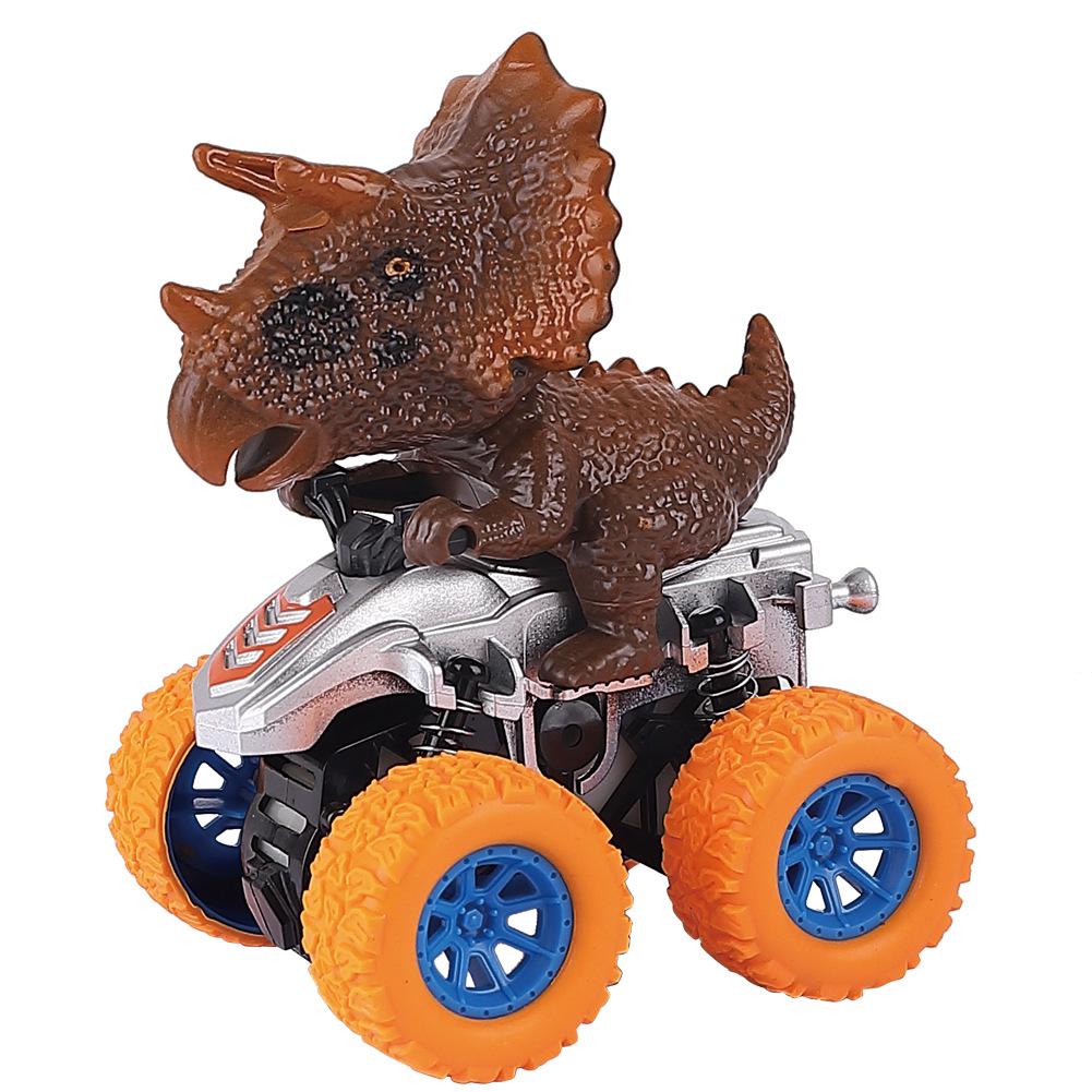 Kids' Inertial Off-Road Dinosaur Stunt Motorcycle Toy Car