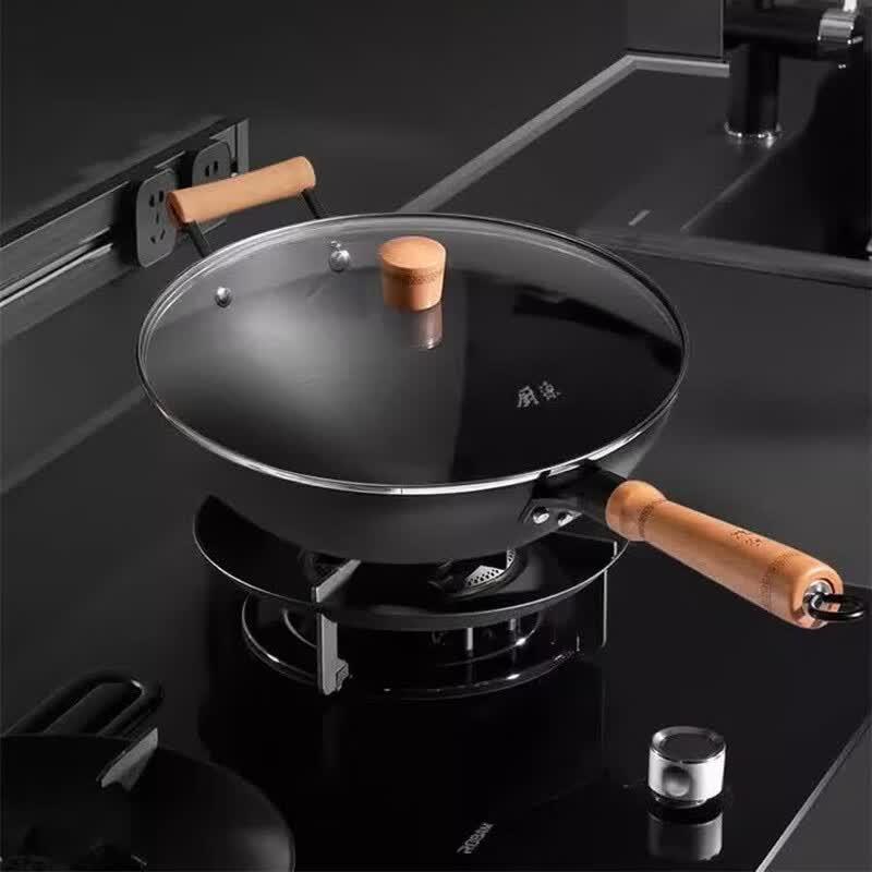 Imported Fine Iron Non-stick Wok