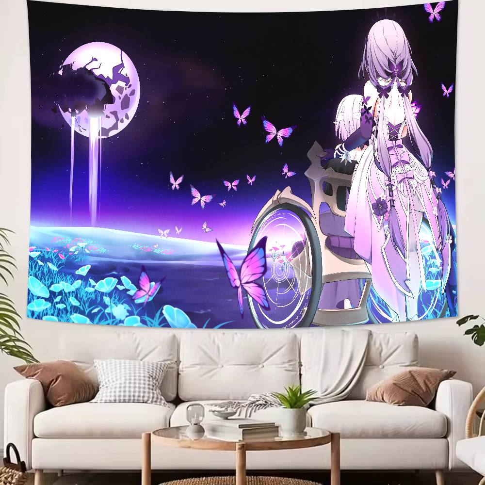 Pretty Hot Castorice Cool Honkai Star Rail Tapestry Popular Room Decoration Wall Tapestry Art Room Home Decor Wall Art Decor