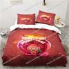 C-Cookie Run Kingdom Game Printed Bed Pillowcase and Duvet Cover Bedroom Home Decor Set Children's Room Bedding Set Luxury Gift