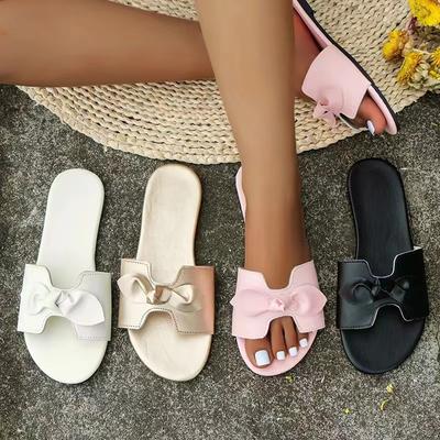 Fashion Women Flats Hollow Slippers Luxury Casual Sandals 2024 Summer New Outdoor Walking Flip Flops Classic Cozy Female Beach Slides