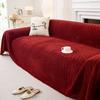 Shu cotton lint solid color whole bedding sofa towel universal in all seasons, non-slip and anti-cat scratch sofa cover, seat cushion