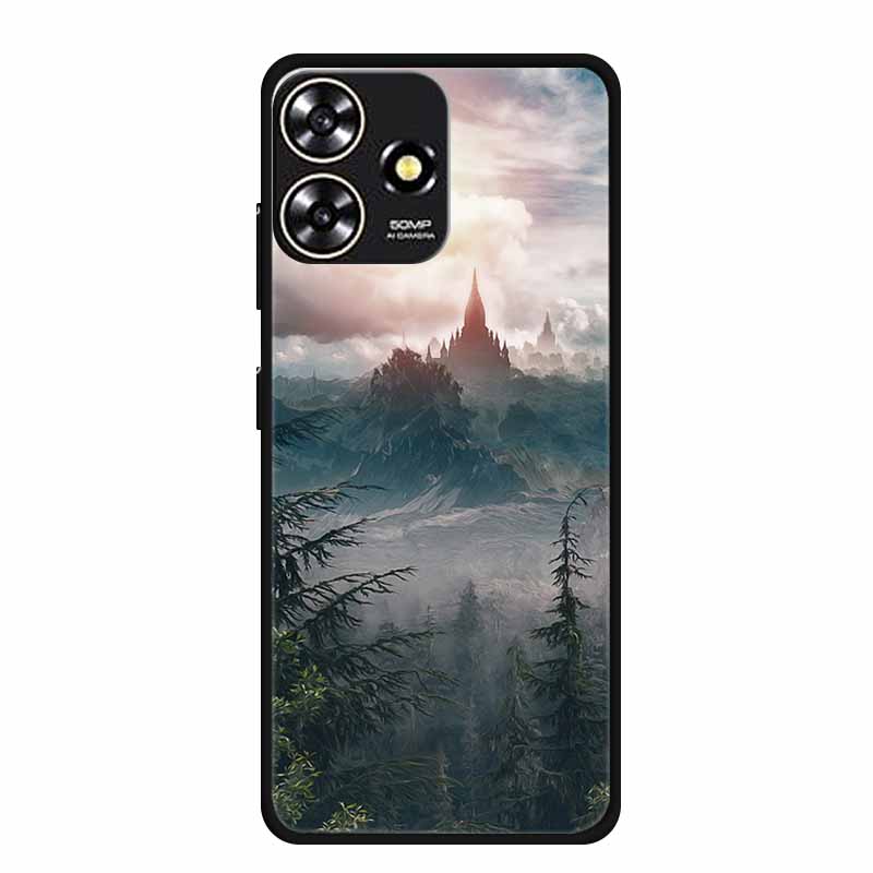 Für ZTE Blade V50 DESIGN 4G Hülle Original Weiches Silikon TPU Handyhüllen Rückseite für ZTE V50 Design 4G Mode Planet Coque