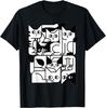 Geometric Cat Silhouette Abstract Kitten Classic Cute Cat T-Shirt