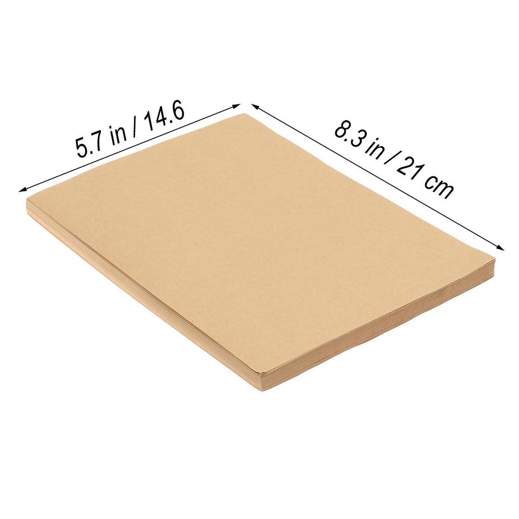 100 Blatt A5 Liniert Vintage Briefpapier Premium Kraft Schreibpapier für Korrespondenz Kalligraphie Graffiti Notizen Basteln