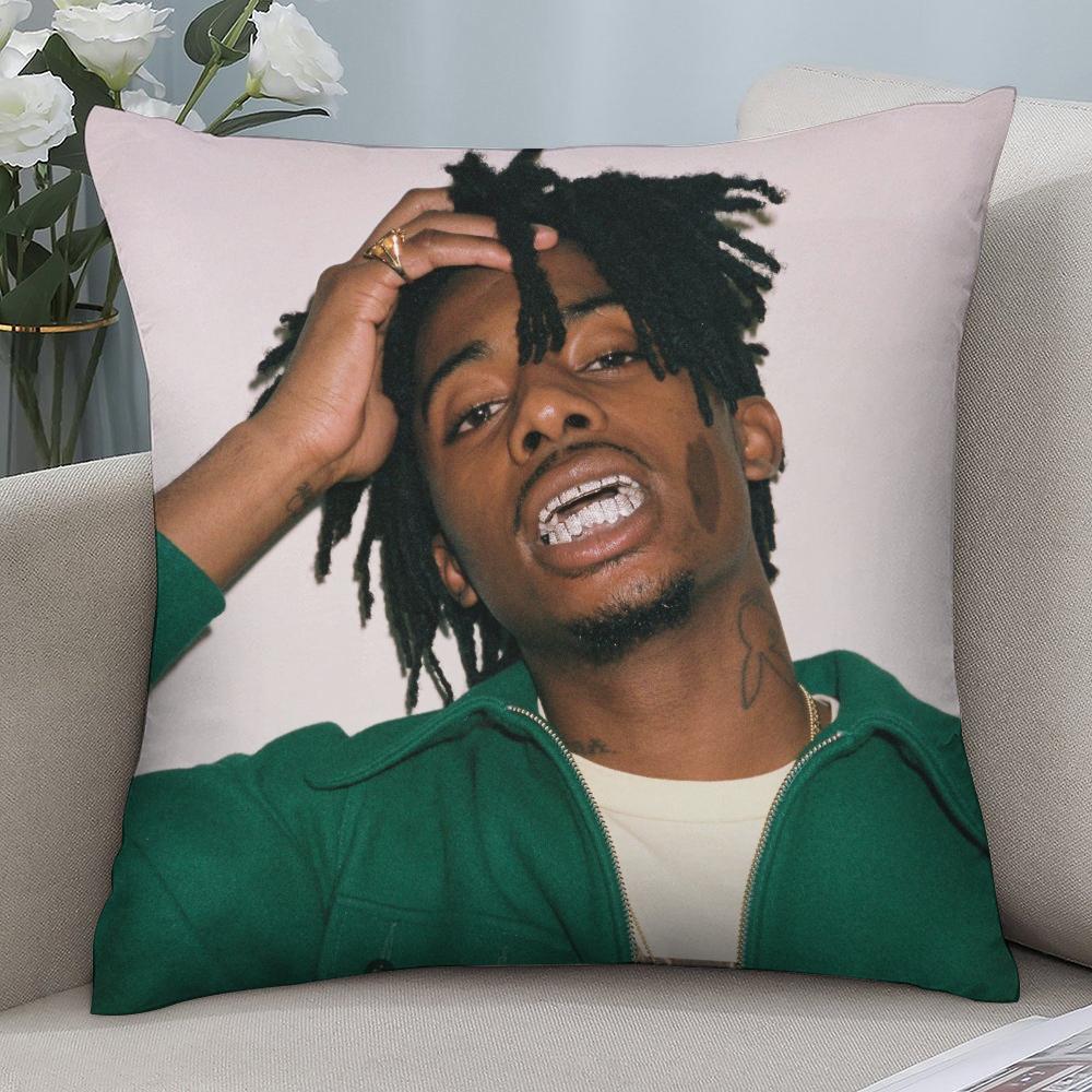 New P-Playboi CartiS Pillow Case Short Plush Sofa Decorative Gift Home Double-sided Printing Cushion