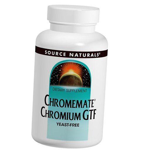 

Хром GTF, Chromium GTF, Source Naturals (36355120) 120tab