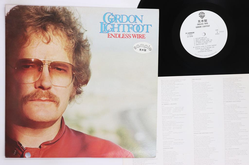 LP Record GORDON LIGHTFOOT  Endless Wire P10466WPROMO WARNER BROS 1966 Japan Rock Used