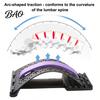 Spine Decompression Massager Lumbar Stretcher Back Stretcher, Adjustable Lower Pain Relief with Magnetic Therapy Relaxation Tool & Massage Points,