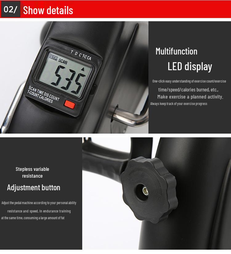 Compact Folding Exercise Bike - Home Leg Trainer