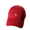 Korean-style versatile baseball cap with puppy embroidery for women, wide brim that makes the face look smaller, pure cotton slimming duckbill cap