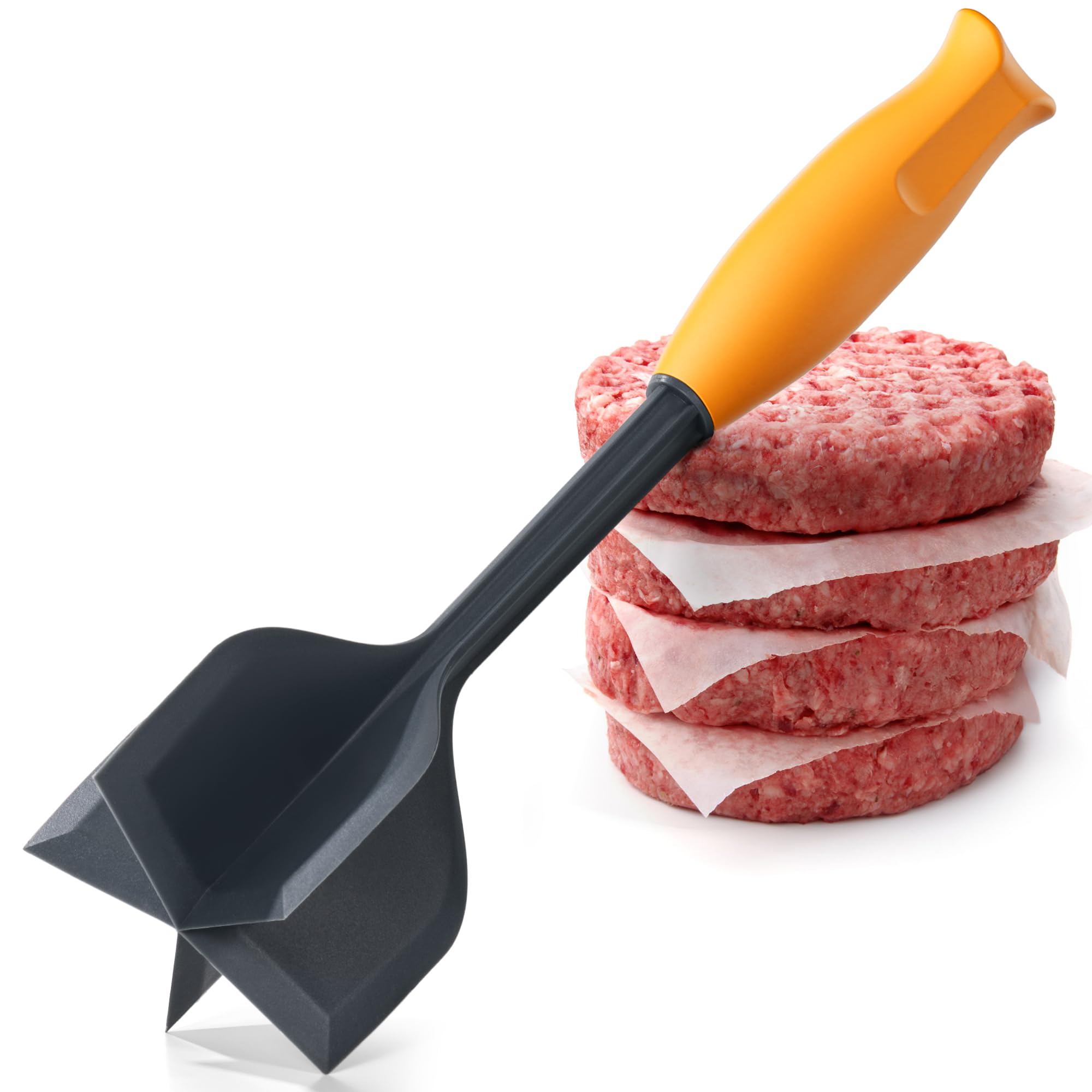 Meat Chopper Tool Meat Chopper for Ground Ground Meat Hamburger Smasher Meat Meat Spatula for Mixing and Chopping Li&Zhao - Meat, Smasher, Tool,