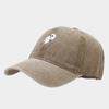 New ghost embroidery washed baseball cap men's and women's outdoor sunshade sunscreen cap fashionable personalized cap