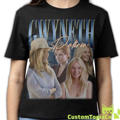 GWYNETH PALTROW SHIRT, Gwyneth Paltrow Tees Fans Gift, Gwyneth Paltrow Vintage T-Shirt, Gwyneth Kate Paltrow Retro 90s Bootleg Homage Merch