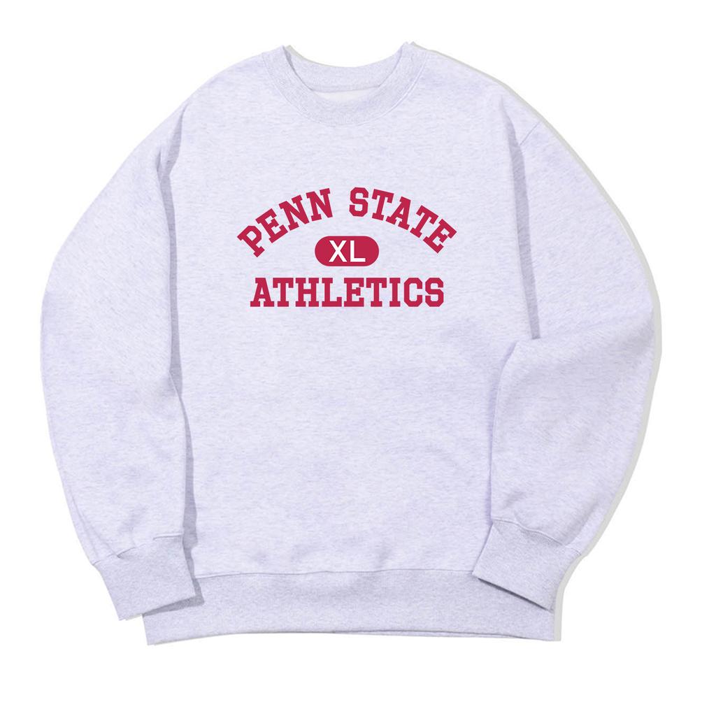 AWESOMEUS (23Fw)Pennstate Logo Vivamagenta Sweat Shirts_3 Color