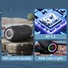 ZEALOT S87 BT Speaker Wireless Stereo Speaker with 80W Booming Sound LED Lights Waterproof Portable Speaker for