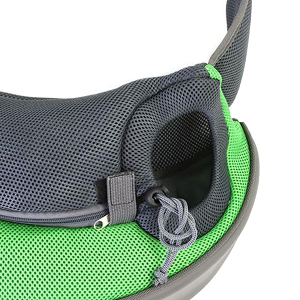 Pet Chest Bag Front Pocket Sling Carrier Single Shoulder Breathable Mesh Pet Carrying Pouch for Small Dogs Cats