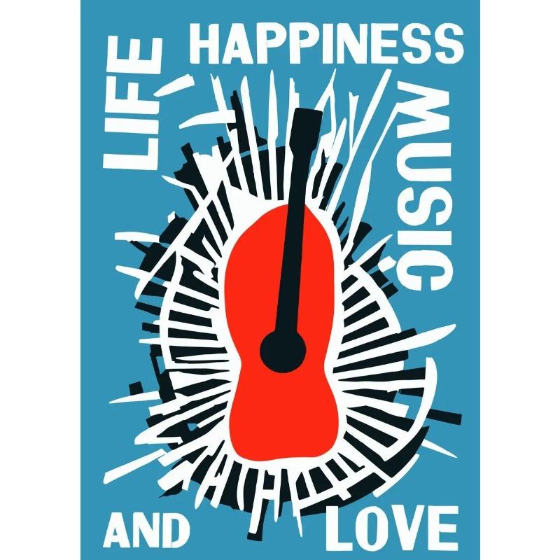 Vintage Musikposter Leinwandgemälde Austin Beaumont Chicago Stockholm Jazz Festival Wandkunst Bild für Wohnzimmer Heimdekor