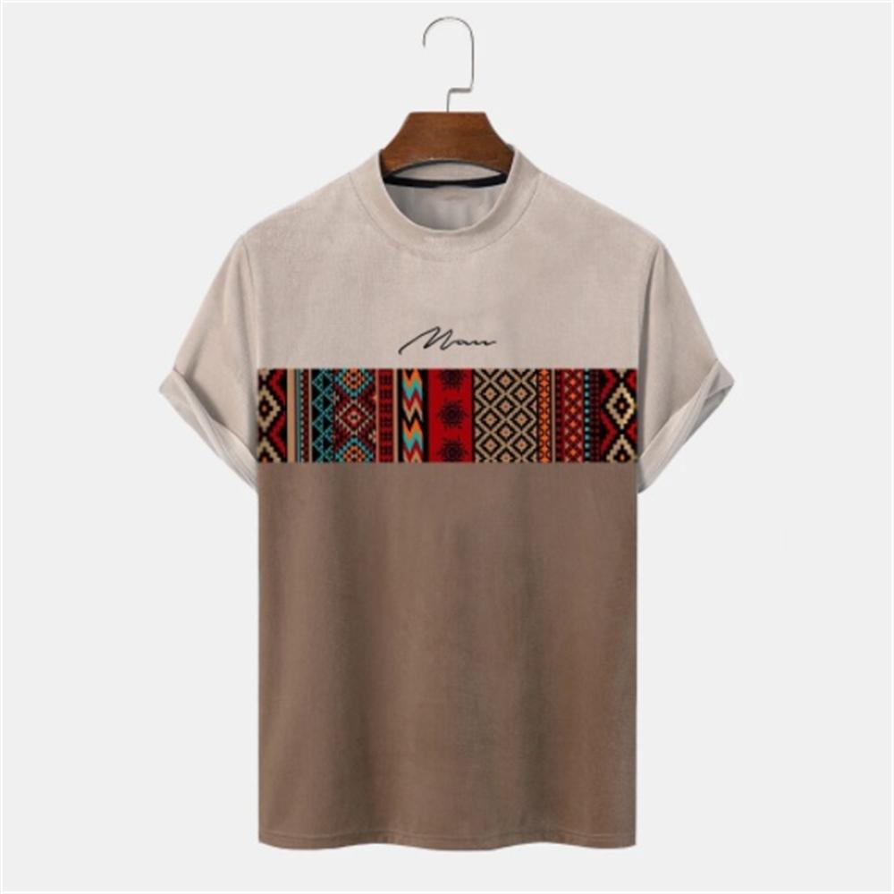 Fashion Vintage Totem Graphic T-Shirts 3D Print Summer Men's Woman Short Sleeve T Shirt Oversized Harajuku Top Tees Men Clothing