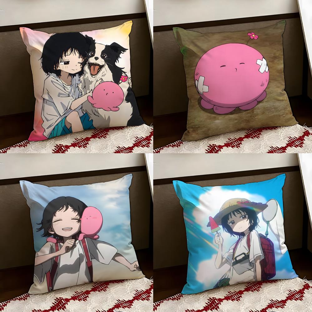 TTakopis Original AnimeSin Cushion Cover Reversible Soft Durable Pillow Cover Home Car MultiScene Use for Daily Comfort