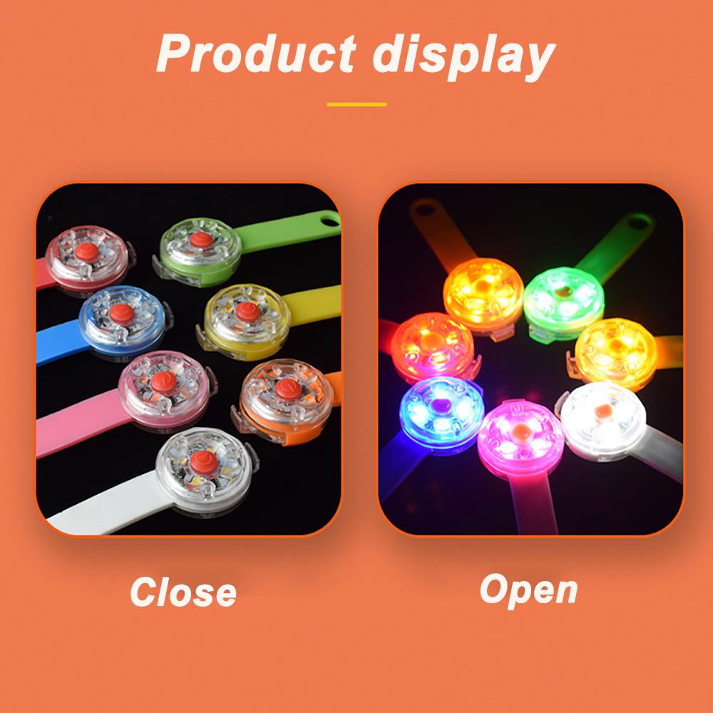 1PC LED přívěsek obojek pro kočky pro domácí mazlíčky Noční bezpečnostní světlo pro kočky IPX7 Vodotěsný blikající postroj se světlem pro příslušenství pro psy