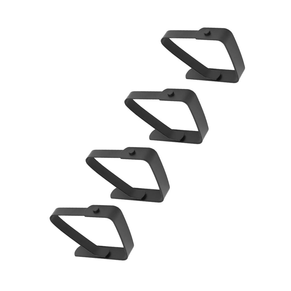 4pcs Large Table Cloth Cover Clips Stainless Steel Anti Slip Tablecloth Holder Clamps 5*4cm