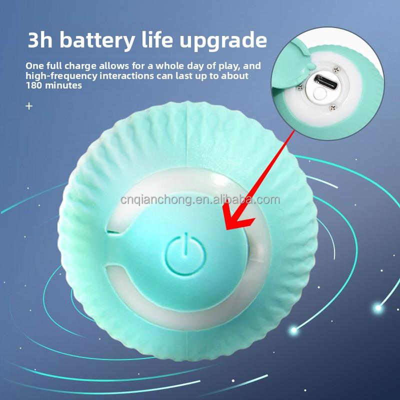 Smart Cat Toys Interactive Toys Training Self-moving Catnip Toys for Cat Electric Automatic Rolling Ball Smart Cat Toy