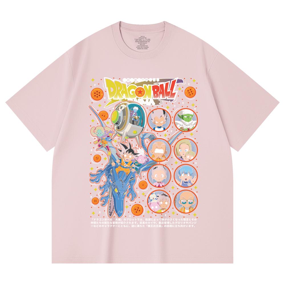 230 Gsm 100% Cotton Dragon Ball V31 Daima Print Unisex Heavy Cotton T Shirt