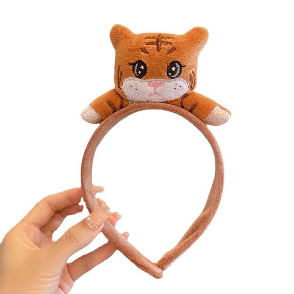 

Hair Hoop Elastic Hair Ties Scrunchies Hair Bands Tiger Hair Ropes Korean Style Tiger Headbands 5