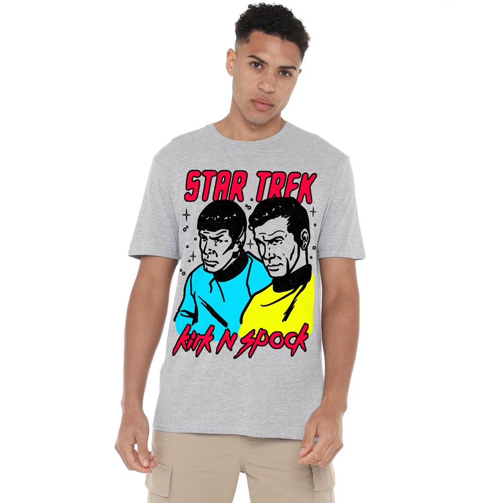 STAR TREK Men's Kirk & Spock T-Shirt