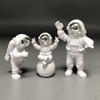 3pcs Astronaut Figurines Miniatures Character Spaceman Outer Space Shelf Collectible