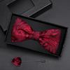 Geschenkbox Herren Fliege Männlich Trauzeuge Bräutigam Bordeauxrote Fliege Formelle Hochzeit Britische Koreanische Version Fliege