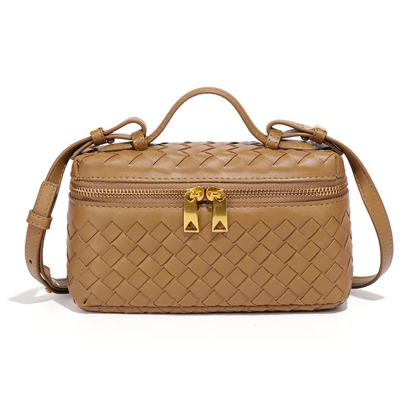 Noua Geantă Crossbody Pătrată Tofu Clasică Tricotată Manual