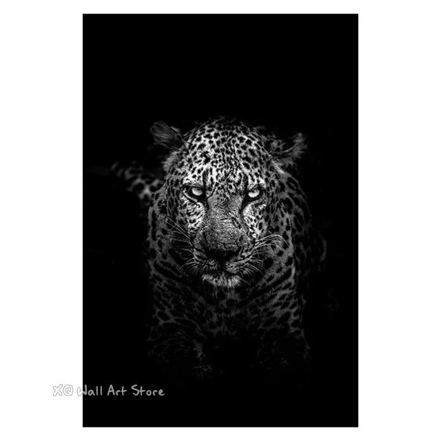 

Черно-белые животные, художественные холсты, картины на стене, лев, тигр, слон, постеры и принты, настенные для гостиной, дома, безрамные 21x30cm No Framed