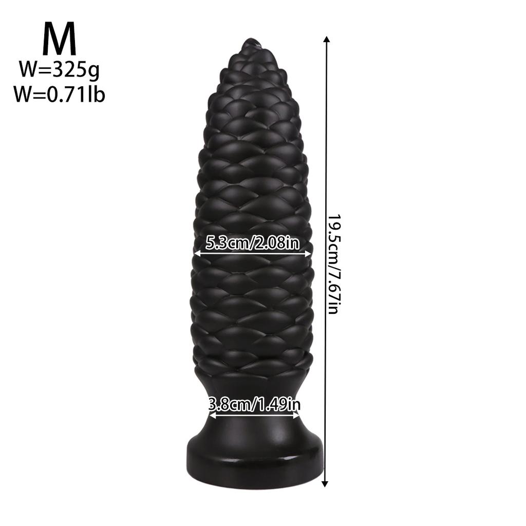 Extra Large PVC Soft Dildo Fisting Particles Anal Plug Masturbator Anal Dilator Adult Sex Toy Big Dick Strap On Penis