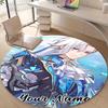 Personalized Genshin Impact Round Chair Office Rug - Perfect for Mat, Office Chair & More - Ideal Gift for Birthdays and Holidays